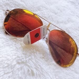 Freya Orange Polarized Mirrored Sunglasses